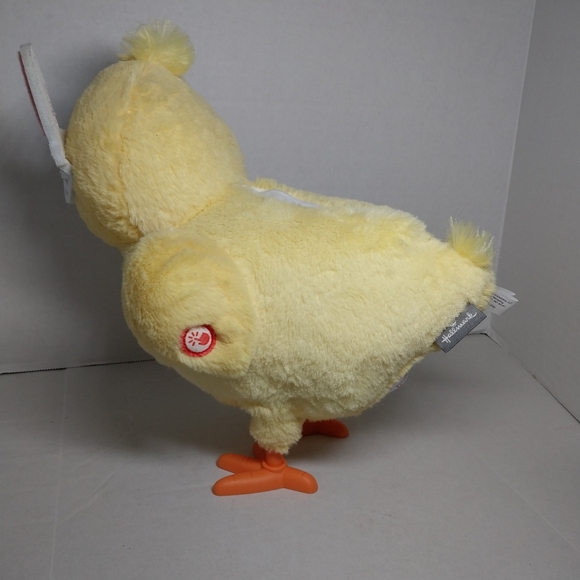 Hallmark 11.5" tall Easter Hip Hoppy Egg-Laying Chick Singing and dancing Plush - Picture 8 of 13